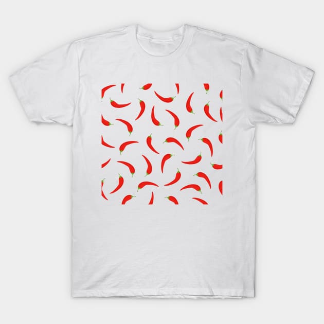 chili pattern T-Shirt by abahanom